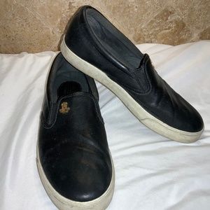 Lauren Ralph Lauren Ria slip on sneakers sz 7.5B crest logo